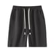 thumbnail image 1 of Pantalones cortos de playa con cintura elástica para hombre: mezcla de lino, cordón, múltiples bolsillos, estilo informal de verano, tallas M-XXXXXL, 1 of 2