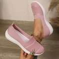 thumbnail image 6 of mgoYE Slip Resistant Work Shoes for Women Women's Slip-On Sneaker|Pink 9, 6 of 9