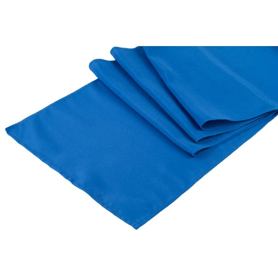 Polyester Table Runner Approximately 13" width x 108" length - Royal Blue