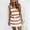 Orange, variant on Women's Casual Tennis Dress Modern Print Sleeve Open Back V-Neck Short Dress for Everyday Wear Gray XXL