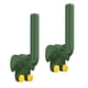 thumbnail image 5 of 2 ganchos de pared organizadores, resistentes, para el hogar, para gorras y sombreros. Verde, 5 of 9