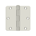 thumbnail image 2 of Deltana S35R414 Rad Hinge - 3.5 x 3.5 x 0.25 in. - Polished Nickel, 2 of 2