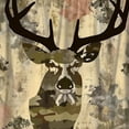 thumbnail image 6 of WYYP Deer Head Camouflage Pattern Round Tablecloth - Great for Home Kitchen/Parties/Holiday Dinner - 100% Polyester Fiber - Outdoor Picnic Camping and Indoor Kitchen Dining Party White, 6 of 8