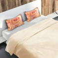 thumbnail image 5 of Yayeee Pillowcase Standard Size Set of 2 Satin Wrinkle Resistant Pillow Case, Pink Flowers, 5 of 8