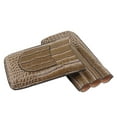 thumbnail image 2 of Oubit Finger Leather Cigar Case,3 Finger Cigar Holder Leather Cigar Case Cigar Case Compact and Lightweight, 2 of 9