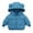 Blue, variant on Ruyang Kids Bear Puffer Jacket Baby Boys Girls Winter Warm Cute Down Coat Padded Thermal Zip Up Puffy Quilted Outwear