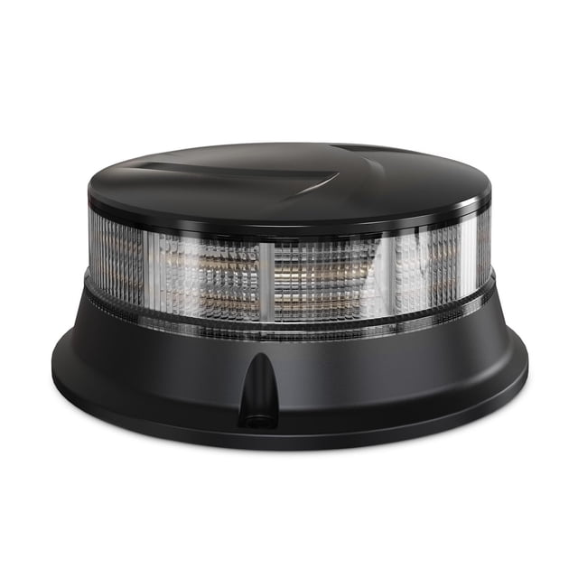 Luz estroboscópica Agrieyes, lente ahumada de 4.2 pulgadas, ámbar, 12-24 V
