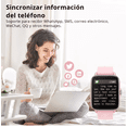 thumbnail image 4 of Reloj Inteligente Bluetooth Llamada Dorado Rosa, 4 of 5