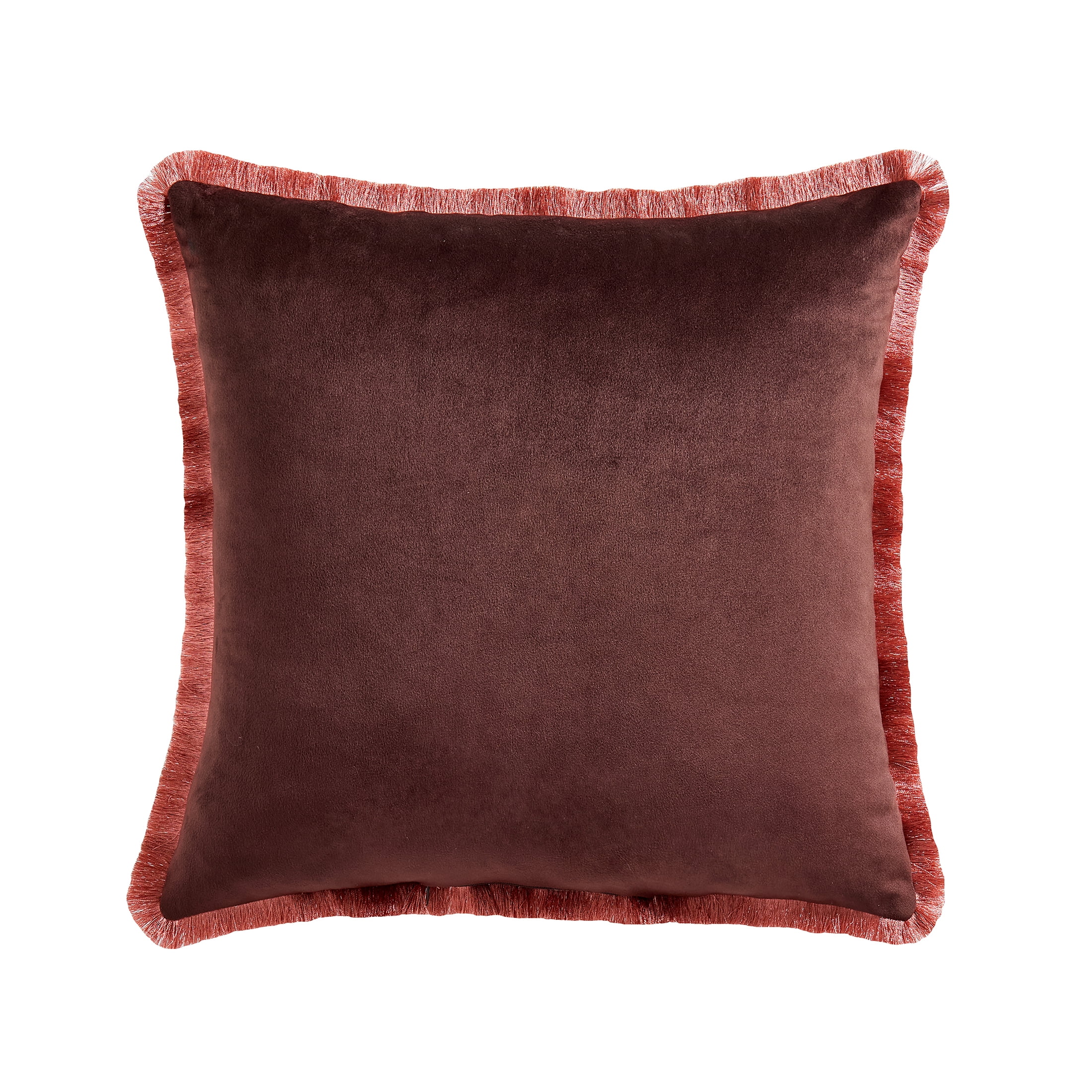 Home Decor Collection 20" x 20" Blush Floral Velvet Decorative Pillow