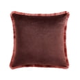 thumbnail image 3 of Home Decor Collection 20" x 20" Blush Floral Velvet Decorative Pillow, 3 of 5