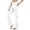Yoga 62#White, variant on WAYUTE Leggings for Women Tummy Control Activewear Tights with Button Pockets Breathable Comfort Stretchy Fit Gym Fitness 2XL