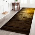 thumbnail image 2 of Alfombra de suelo suave con múltiples esponjas, antideslizante, con impresión digital, lavable Sombreado de tablero de madera, 2 of 8