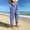 Blue, variant on Womens Stripe Jogger Pants Comfy Long Lounge Bottom, Drawstring Elastic Waist Pants with Pockets Black XL(XL)