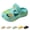 Drak Green, variant on Toddler Kids Boys Girls Sandals Clogs Garden Shoes Sandal Dinosaur Full Printed Shoes Lightweight Beach Sandals Breathable Slip On Water Shoes 2-12Y