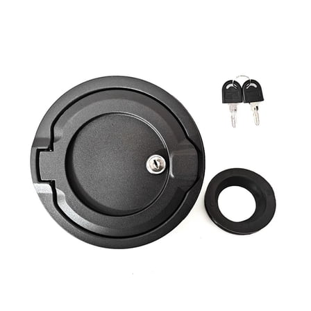 Car Protective Locking Fuels Tanks Caps Door Covers With Keys For JLU 2018-2023 Enhancing Security Auto Exterior