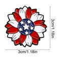 thumbnail image 3 of American Flag Brooch Pins USA 4th of July Brooches for Women Men Red White Blue Flag Lapel Pins Independence Memorial Day Brooches Patriotic Clothing Dress Suit Emblem Medal Accessories, 3 of 6