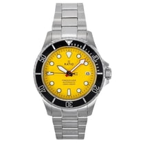 Ratio FreeDiver Sapphire Stainless Steel Yellow Dial Automatic RTF044 200M Men's Watch