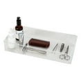 thumbnail image 3 of Simplify Medium Rectangular Drawer Organizer, Clear, 3 of 8