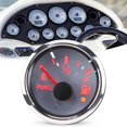 thumbnail image 2 of Fugacal Fuel Level Meter, 2in Fuel Level Gauge LED Digital Display Smart Red Light Alarm For Marine Boat Car, 2 of 8
