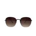 thumbnail image 3 of Quay Australia Jezabell Rimless Sunglasses Chocolate Brown, 3 of 8