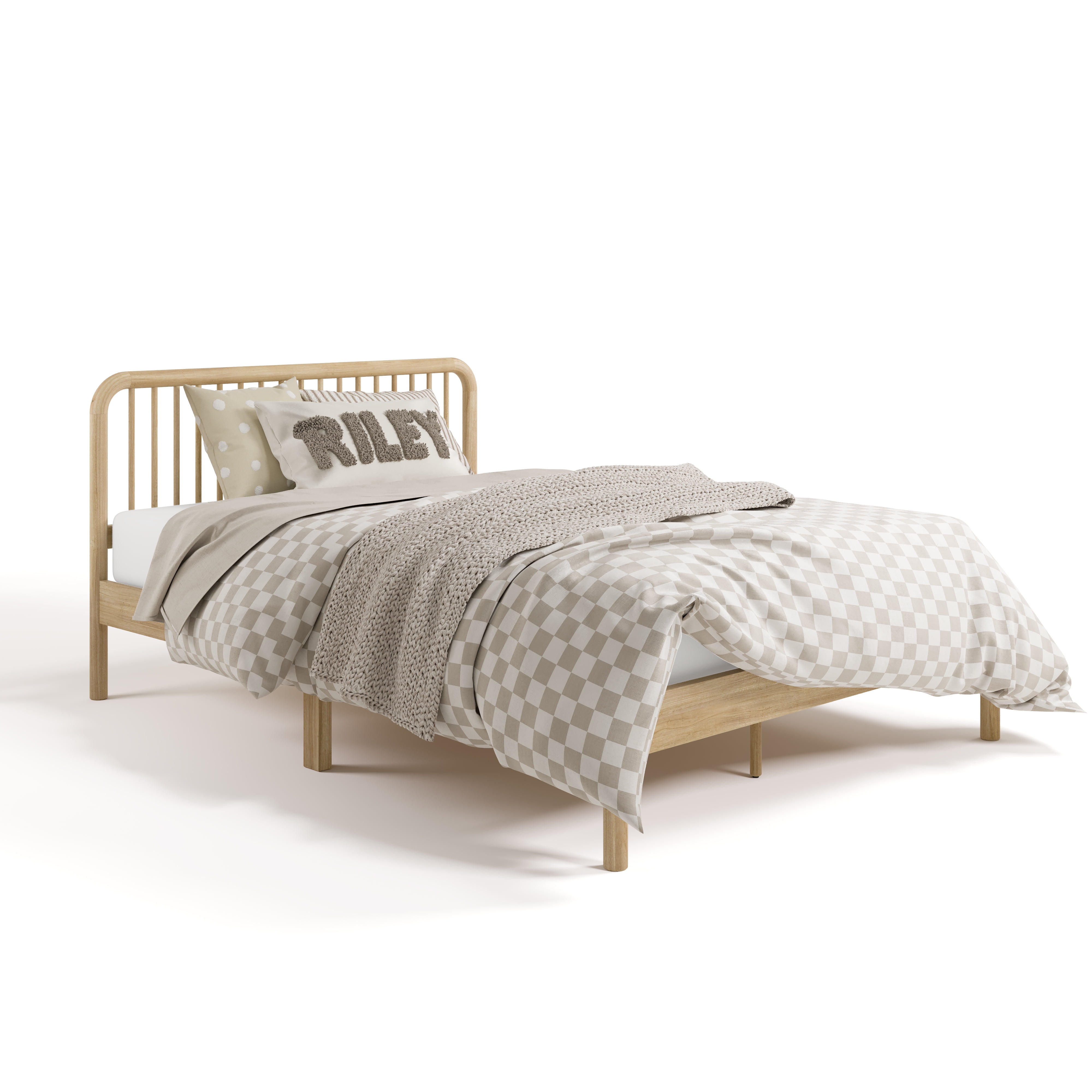 Storkcraft Porto Full Bed, Natural