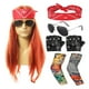 thumbnail image 3 of Disfraz de fantasía hippie de los años 80 y 90 para mujer, disfraz de fiesta disco, cosplay, para mujer adulta, para Halloween, carnaval, ropa rockera vintage, hip-hop, 3 of 5