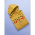 thumbnail image 3 of J'adore You Banner Hoodie Women -Image by Shutterstock, Female 4X-Large, 3 of 4