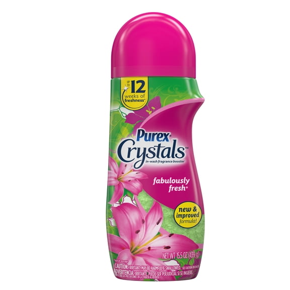 Purex Crystals In-Wash Fragrance Booster, Fabulously Fresh, 15.5 Ounce