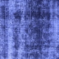 thumbnail image 1 of Ahgly Company Machine Washable Indoor Square Oriental Blue Industrial Area Rugs, 7' Square, 1 of 4
