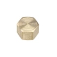 thumbnail image 4 of 1/4-Inch Brass Cap 10 pcs PT1/4 Female Pipe Fitting Hex Compression Stop Valve Connector, 4 of 4