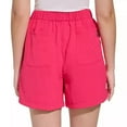 thumbnail image 2 of Margaritaville Women's High Rise Lightweight Crinkle Casual Shorts (Pink, 2X), 2 of 5