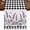 Purple Black, variant on Table Runners 72 Inches Long Dress Scarves, Purple Lavenders Farmhouse Kitchen Table Runner, Coffee Tablerunners, Spring Floral Black Plaid Farmhouse 18x72 Inch