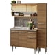 thumbnail image 1 of Mueble de Cocina Compacta Madesa Emilly 137 cm con Tarja de Acero Inoxidable, 1 of 10