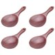 thumbnail image 2 of 6X Cuchara de Madera de Teca Cuchara de Arroz de Madera Maciza Natural de Arroz de Madera Cuchara, 2 of 6