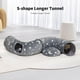 thumbnail image 2 of Cama túnel para gatos con cojín lavable túnel de dona cueva tubo redondo grande juguetes felpa suave para gatitos gatos cachorros conejos hurones, 2 of 6
