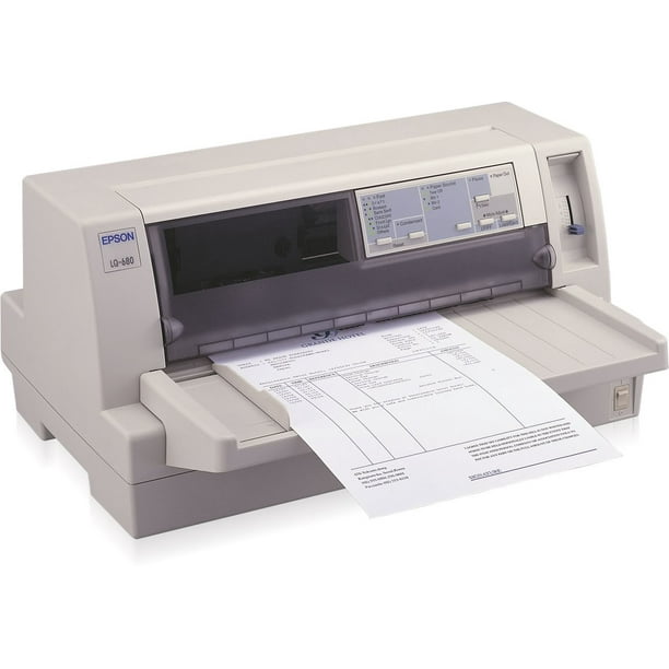 Epson LQ-680 Pro - Imprimante Matricielle à Plat, 24 Broches, 106 106 Colonne, original + 5 copies, 413 cp[S HSD (10cpi), Epso