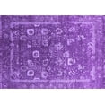 thumbnail image 1 of Ahgly Company Indoor Rectangle Oriental Purple Industrial Area Rugs, 2' x 4', 1 of 4
