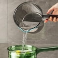 thumbnail image 4 of Water For Bath Transparent Water With Spout Clear Water Long Handle Water Spoon Hanging Water For Kitchen Kitchen Triangular Filter, 4 of 7