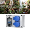 thumbnail image 4 of Waterproof Power Outlet, Wall Socket 200-250V With 230V 40A 1P+N RCD For Indoor For Outdoor, 4 of 8