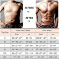 thumbnail image 3 of Neoprene Sweat Vest For Men Waist Trainer Vest Adjustable Workout Body Shaper With Double Zipper, 3 of 4