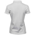 thumbnail image 2 of Tee Jays Womens Pima Short Sleeve Cotton Polo Shirt, 2 of 4