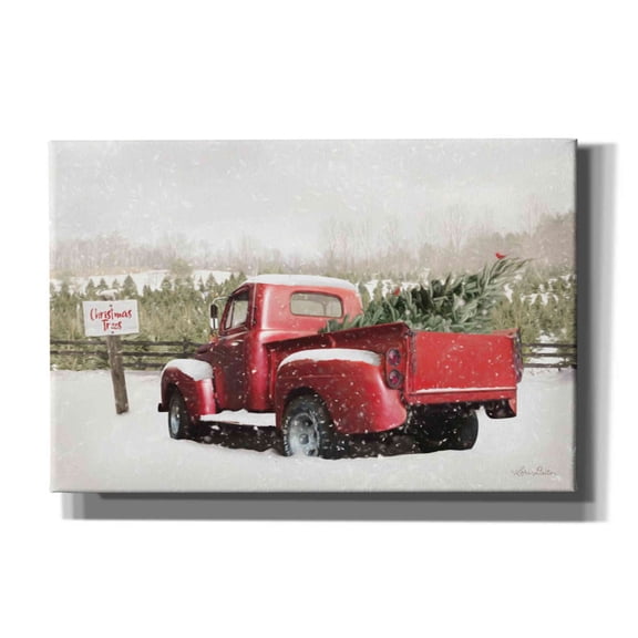Epic Graffiti 'Christmas Tree Pick' by Lori Deiter, Canvas Wall Art, 60"x40"