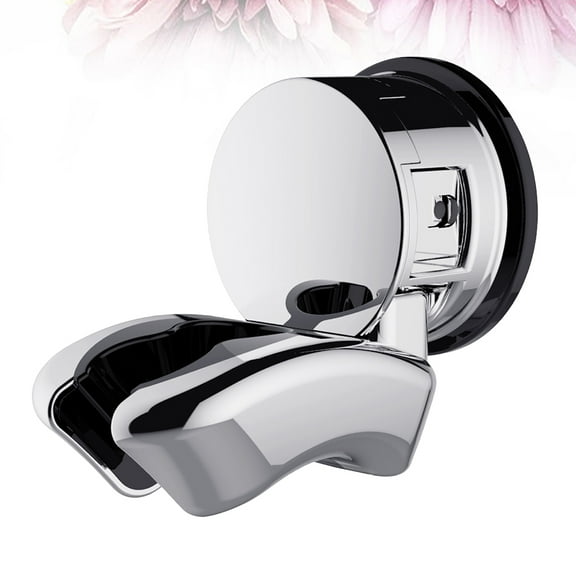 ULTNICE 1Set Shower Sprayer Holder in Silver with Adjustable Suction Mounting