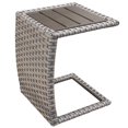 thumbnail image 1 of TK Classics Table d'Appoint en Osier pour Patio Oasis en Pierre Grise, 1 of 1