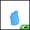 Blue, variant on Unique Bargains Cartoon Bath Sponge for Shower 4.33"x2.56"x0.79" Blue