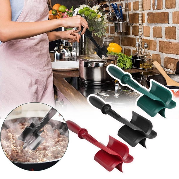 LATRAT Hachoir à viande hachée résistant à la chaleur - Presse-purée et hachoir pour viande hamburger, bœuf haché, presse-viande et aliments LATRAT Hachoir à viande hachée résistant à la chaleur - Presse-purée et hachoir pour viande hamburger, bœuf haché, presse-viande et aliments