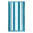 thumbnail image 2 of BNM Cotton Striped Oversized Beach Towel, 34" x 64", Turquoise, 2 of 10