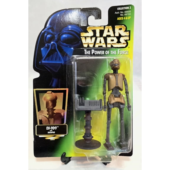 Star Wars EV-9D9 Power of the Force Green Card Action Figure