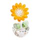thumbnail image 2 of Figura de girasol de cristal para decoración de mesa, coleccionable para escritorio y oficina. amarillo, 2 of 9