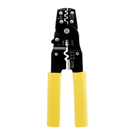 

Sardfxul Cable Crimper Cutter Wire Stripper Pliers Multi-functional Crimping Hand Tool